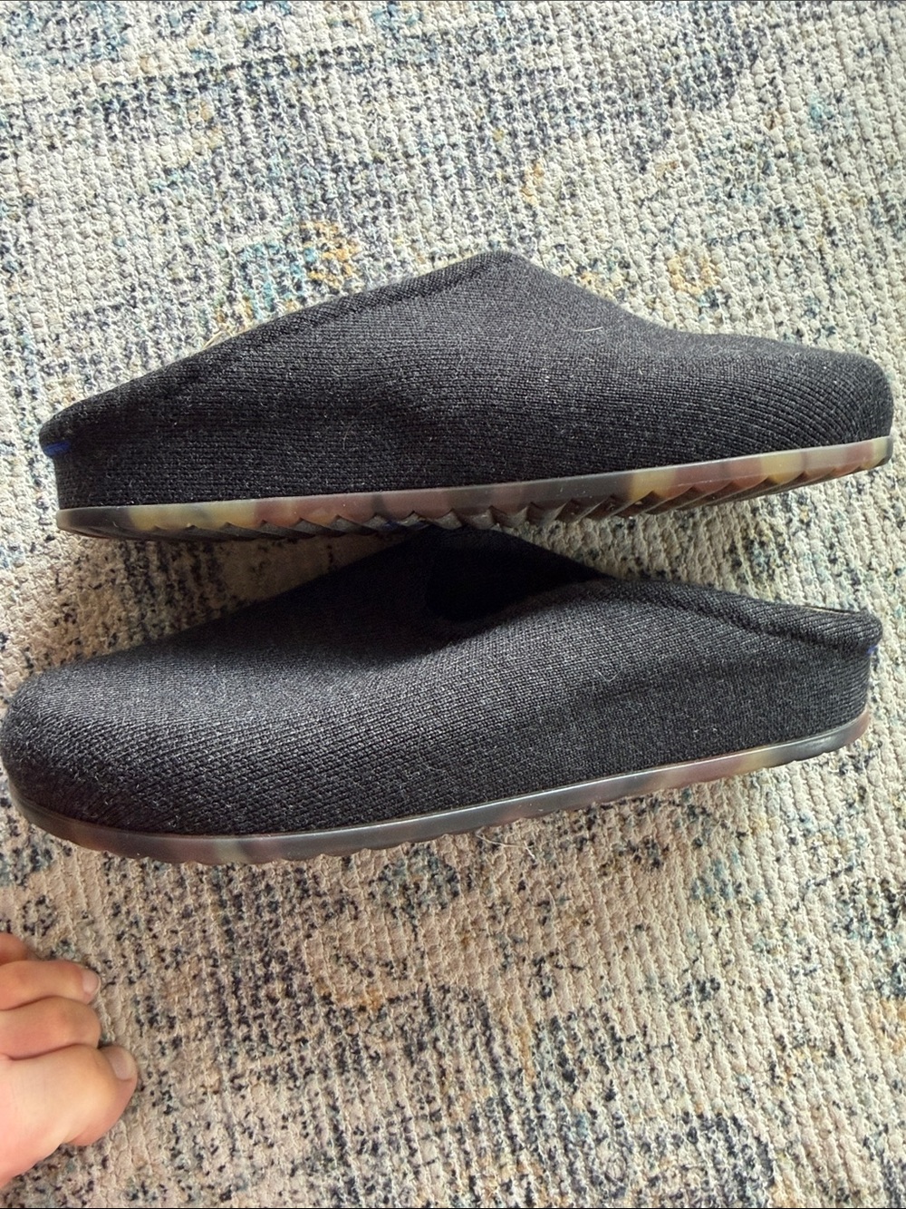 Rothy's Women's Casual Clog Shoes, Soft Black, Size 9 - Picture 6 of 7
